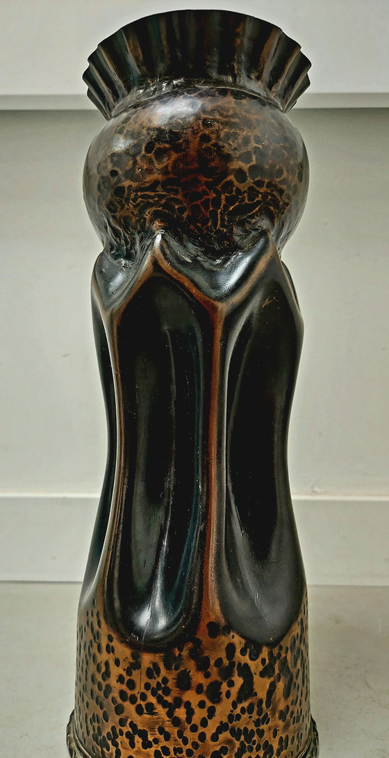 Image 1 of Metal Vase Made From Garnet