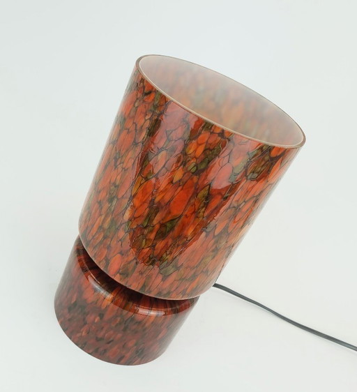 très rare lampe de table en verre peill & putzler du milieu du siècle dernier modèle ta53 1960s / 70s