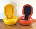 2x Sedia a uovo da giardino Peter Ghyczy