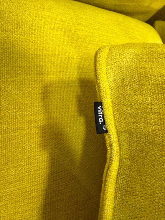 Image 1 of Vitra Mariposa Gelb Designer Sofa 2,5 Sitzer Couch