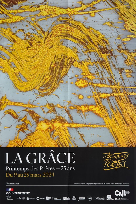 Image 1 of Fabienne VERDIER Spring of Poets poster 2024