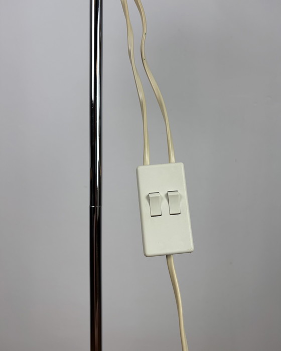 Image 1 of Vintage Floor Lamp MIWI Space Age 1970s, Adjustable Lamp, Hustadt Leuchten Germany, Mid Century Modern, 70s Industrial