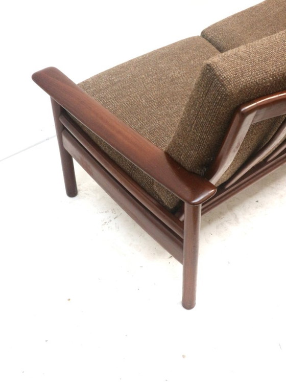 Image 1 of Divano vintage a 3 posti in teak, design danese, risalente agli anni '60.
