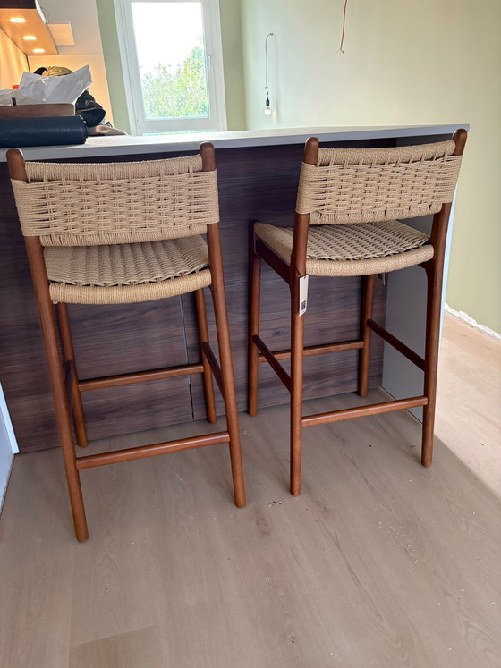 2x New Unused Barstools - Dutch Bone – Wood, Paper (photo 8 of 8)