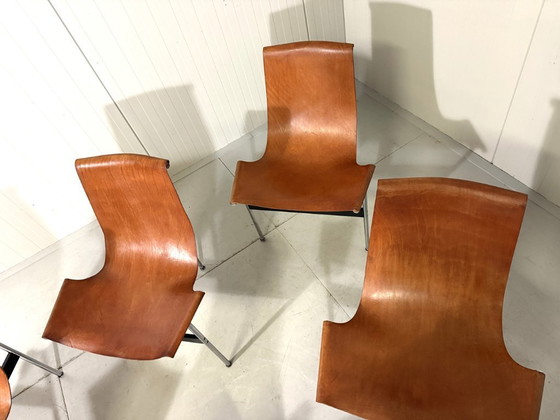 Image 1 of 6 ICF De Padova T-stoelen van Katavolos, Kelley en Littell, Italië 1950's