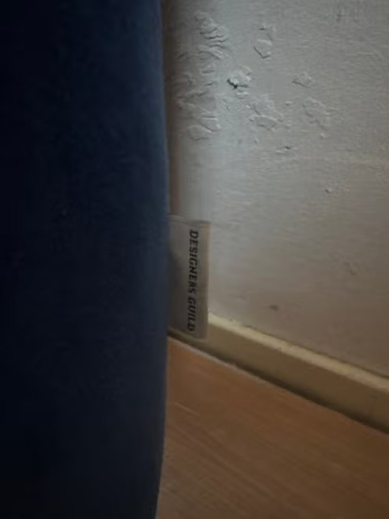 Designers Guild Sofa - Blue Velvet, Metal (photo 3 of 5)