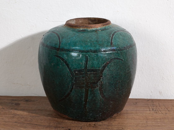 Antieke Aziatische vaas (ca. 1820) #43 – Vazen, Ceramic (photo 38 of 40)