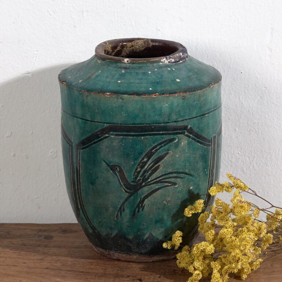 Vase chinois ancien avec cadres octogonaux (c.1820) #19 (photo 7 of 40)