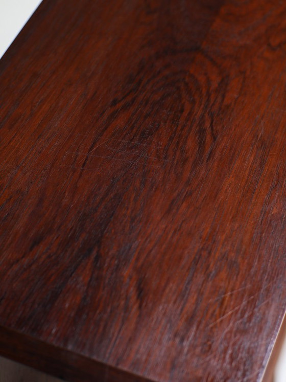 Image 1 of Bookcase with flap and LP compartments Clausen & Søn Danish vintage rosewood
