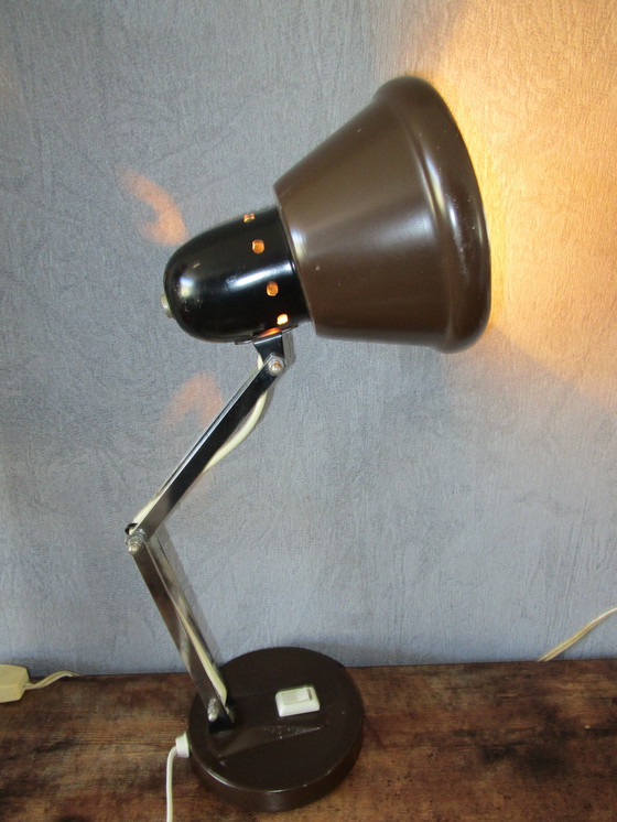 Image 1 of Vintage Herda Desk Lamp/Table Lamp With Adjustable Articulated Arm