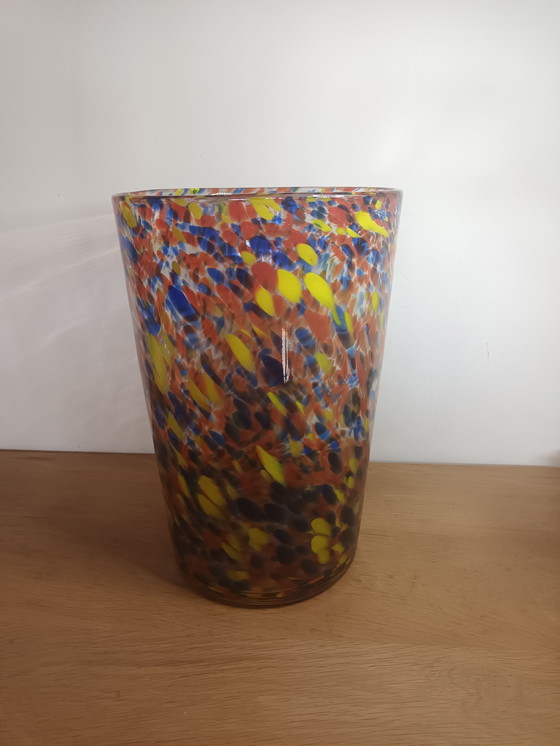 Image 1 of Large Murano "Millefiori" vase.
