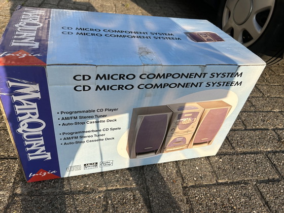 Sistema microcomponente Marquant CD - Nuovo, nella confezione originale – Regali, Plastic (photo 4 of 6)