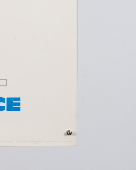 Air France Israël – Originele vintage reisposter uit 1971 van Raymond Pagès – Mid-Century Modern – 100x60 cm (photo 7 of 8)