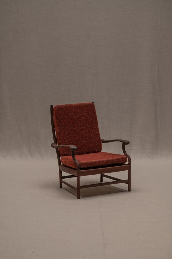 Image 1 of Seltener chinesisch inspirierter dänischer Sessel, 1960er Jahre