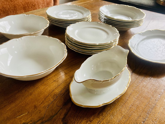 Image 1 of 6 persoons Walbrzych servies totaal 23 stuks 