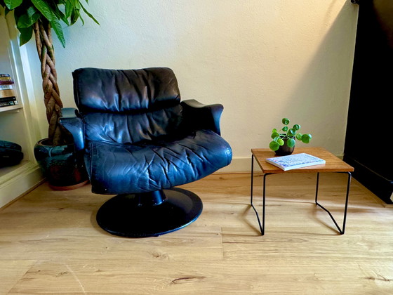 Image 1 of Black Saturn Chair by Yrjö Kukkapuro for Haimi, Finland