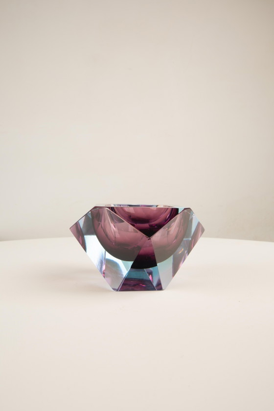 Sculpturale asbak toegeschreven aan Flavio Poli voor Seguso Vetri d’Arte, 1970 – Tafelaccessoires (photo 9 of 21)