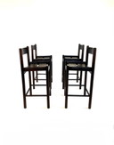 4x Brutalist Bar Stools, Allmilmö '80