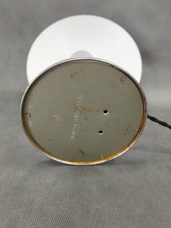 Image 1 of Bauhaus Chrome Table Lamp with Adjustable Shade, 1930s