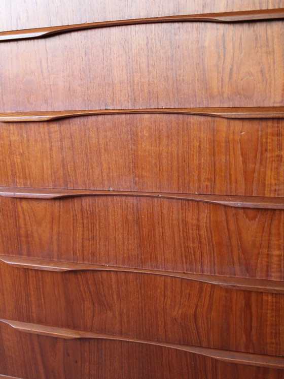 Image 1 of Vintage Deense ladekast in teak