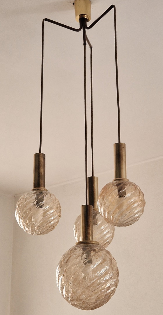 Image 1 of Vintage cascade pendant lamp - cascade, 1950/60 - Germany