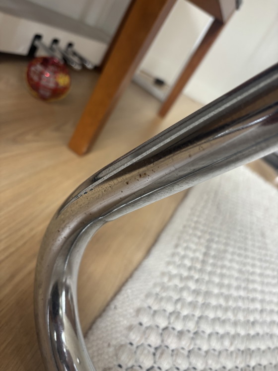 Tabouret de Bar Rohé Noordwolde Vintage 1970 – Tabourets de bar, Metal, Rattan (photo 11 of 12)