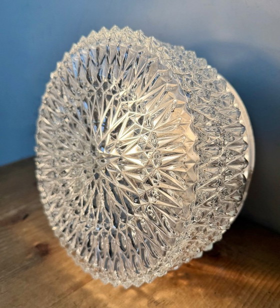 Image 1 of Vintage Glass Wall Or Ceiling Light, 1970s