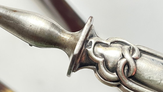 Image 1 of COUVERTS à Viande Argent et Métal argenté PARIS France