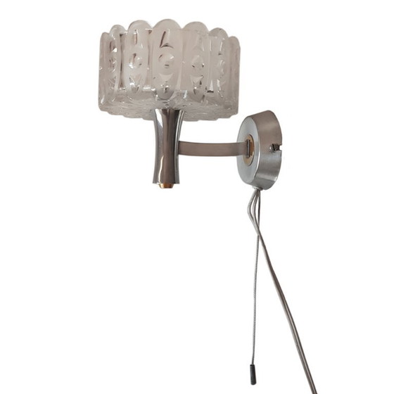 Mid-Century Modern Cut Crystal Wall Lamp, 1960s – Wall lights, Metal (photo 8 of 10)