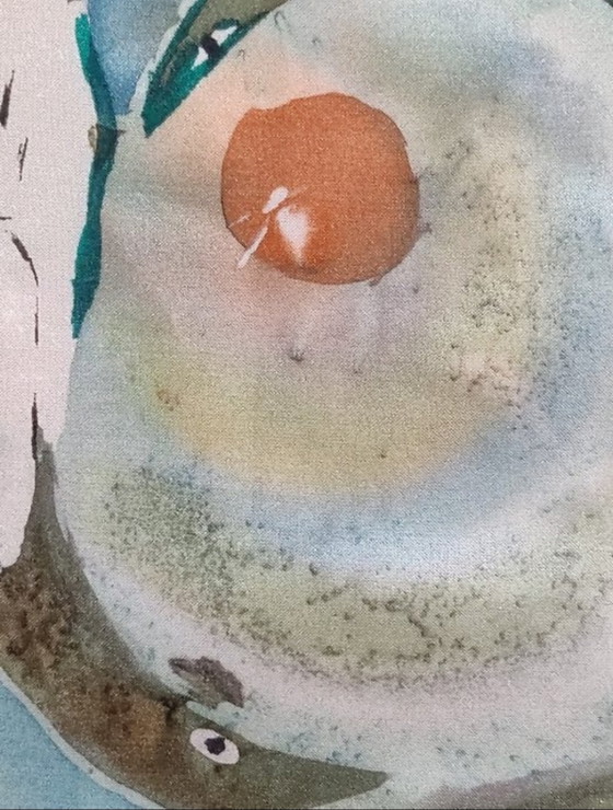 Peinture Sur Soie – Leila M., Décorations murales, Metal, Silk (photo 11 of 14)