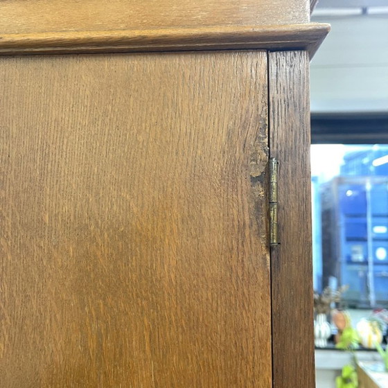 Image 1 of Armario antiguo de estilo Art Déco con módulos para colgar ropa y estantes desmontables.