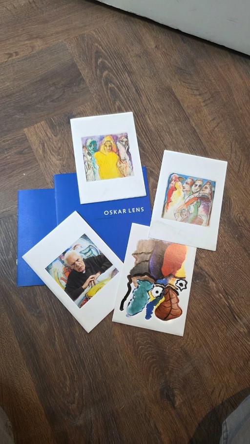 Oskar Lens "Lady Sappho" oil on canvas 2003 100x100cm