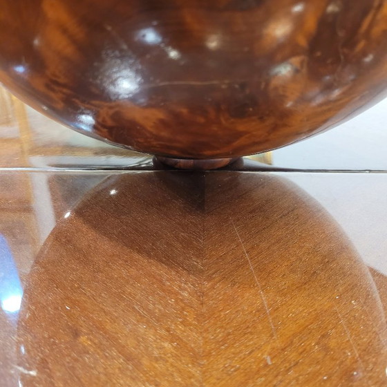 Image 1 of Sfera decorativa, ossidiana mogano, p. s. XX - Francia