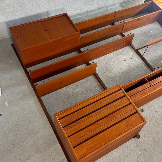 Image 1 of Poul Cadovius Teak Modular Wall System — 4 Columns