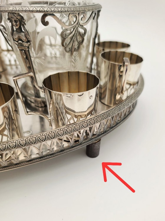 Image 1 of Cabaret Empire 18ème argent massif - Nicolas-Richard Masson orfèvre à Paris