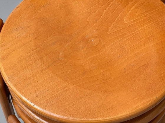 Image 1 of Set aus 4 Rey Stühle (Modell 3300) von Bruno Rey für Dietiker, 1980er Jahre