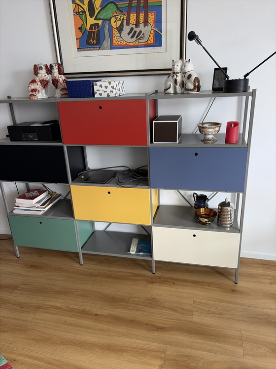 Gispen Dressoir Door Rietveld – Wandrek, Metal, Wood (photo 3 of 5)