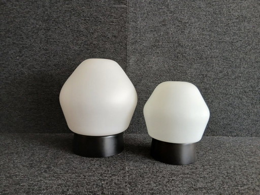 Ceiling Lamps Milk Glass, Philips - Vintage