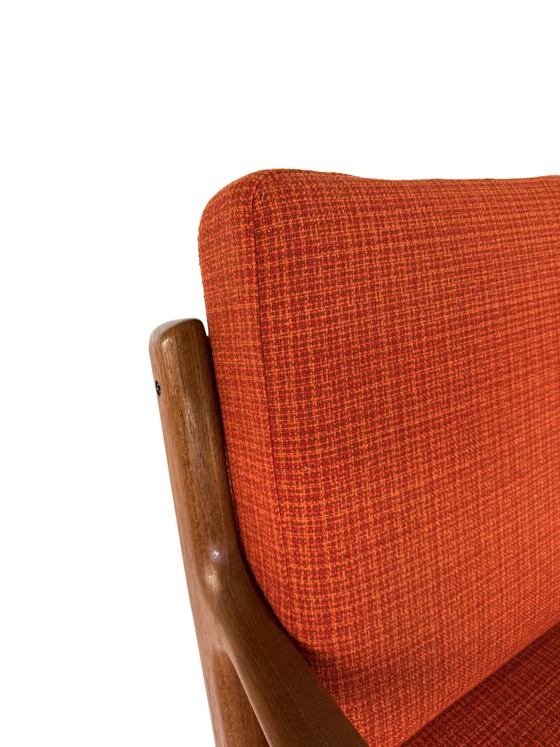 Image 1 of Vintage Deense teakhouten fauteuil, France & Son ‘70