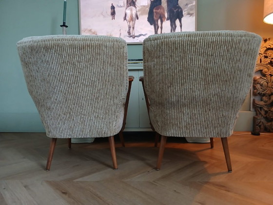 Image 1 of Set of 2 vintage cocktail club armchairs from Germany, 1960s