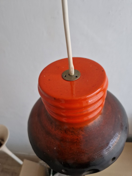 Image 1 of Vintage pendant lamp retro fat lava West Wermany