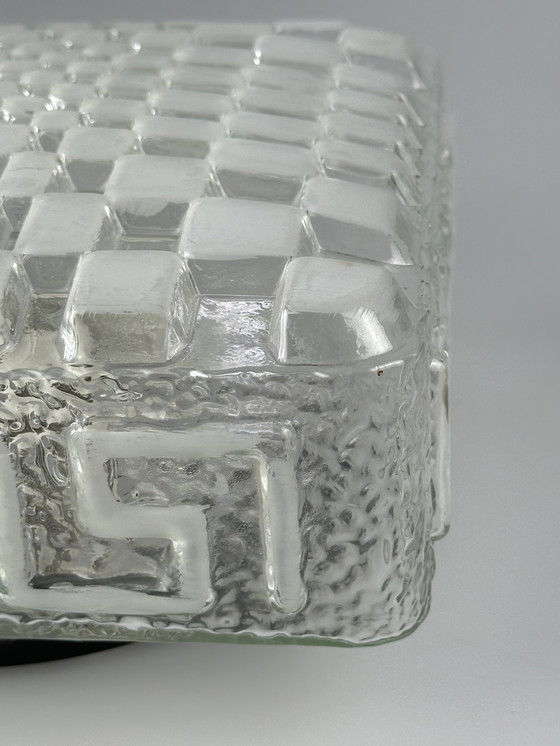 Image 1 of 60s 70s Lámpara Plafoniere Flush Mount Vidrio Diseño Alemán