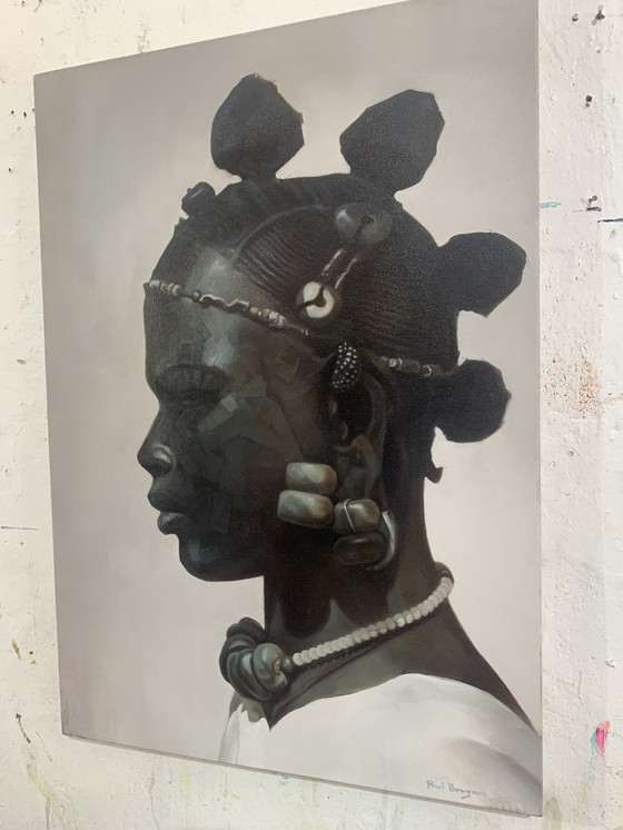 Image 1 of Porträt in Öl des Künstlers Paul Brogan