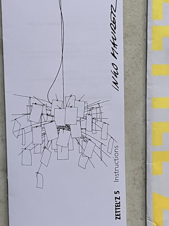 Image 1 of Ingo Maurer Hanglamp Zettel'z 5