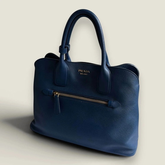 Prada Saffiano Leather Open Promenade Satchel – Borse a spalla (photo 7 of 23)