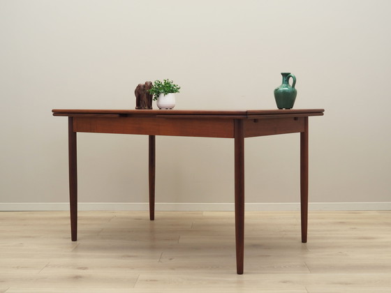 Image 1 of Table en teck, Design danois, 1970S, Production : Danemark