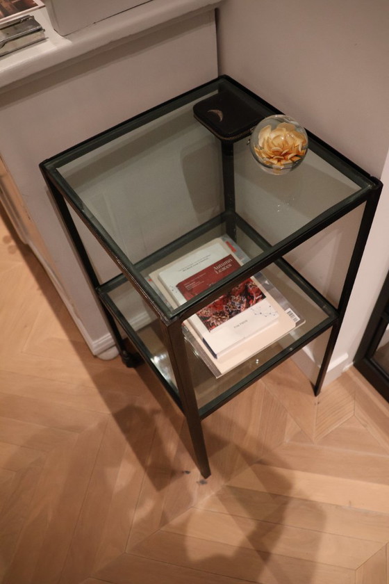 Image 1 of 1x House Doctor Trolley black metal glass