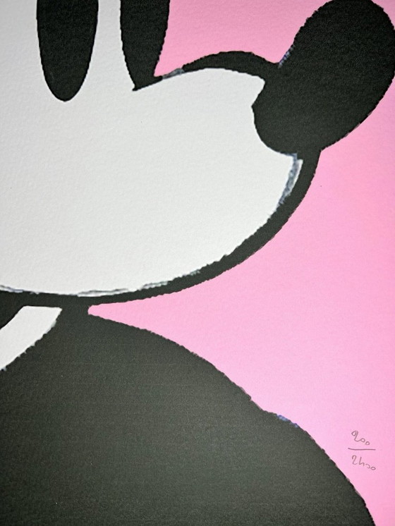 Image 1 of Litografía de "Mickey Mouse" de Andy Warhol, Museo de Arte Carnegie de 1986