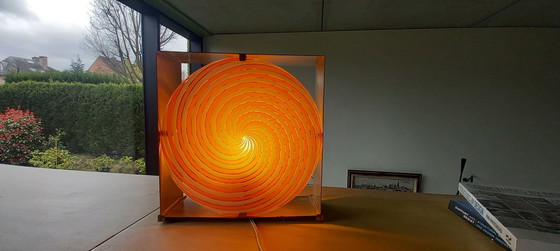 Image 1 of A.V. Mazzega spiral LT 217 lamp by Carlo Nason