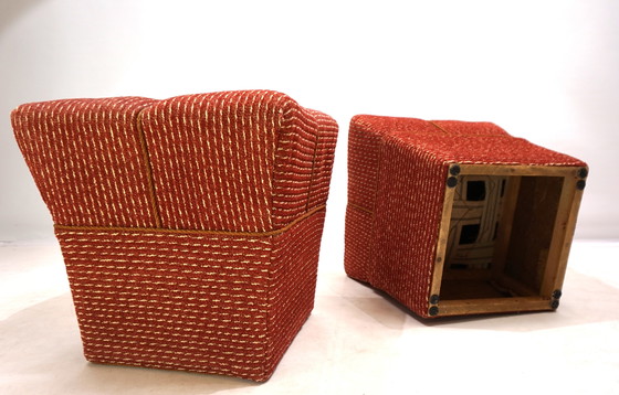 Image 1 of Halabala set of 2 tabouret stools for UP Zavody, 1930